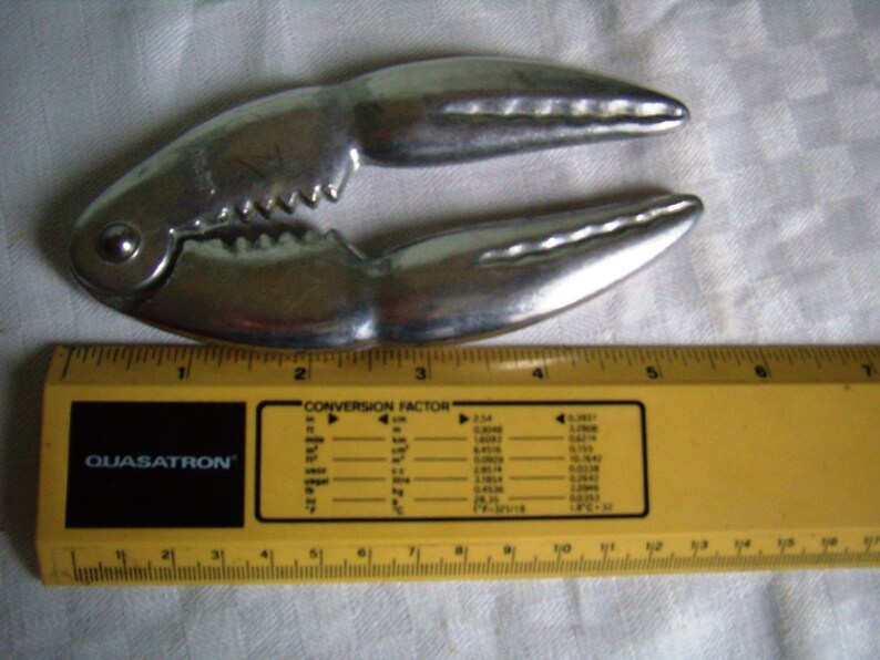 Vintage crustacean clamp lobster claw aluminum vintage Etsy