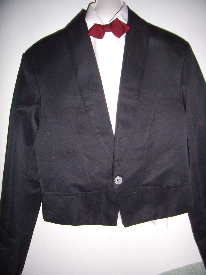 wedding jacket Vintage french black Spencer men Jacket ceremony