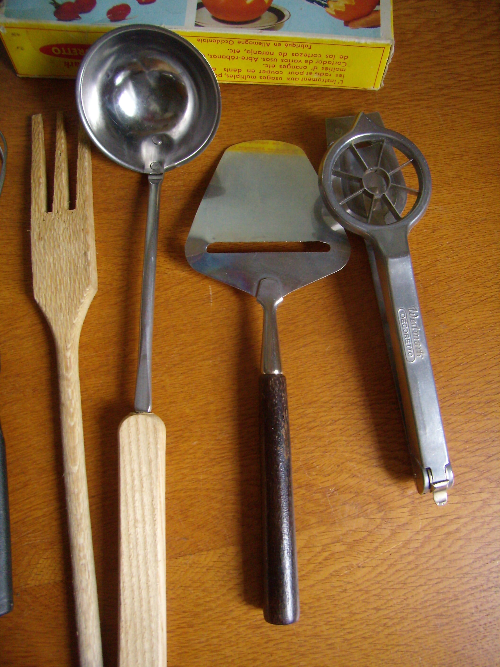 Set of 6 Kitchen Utensils Radish Cutter Colander Mini Etsy