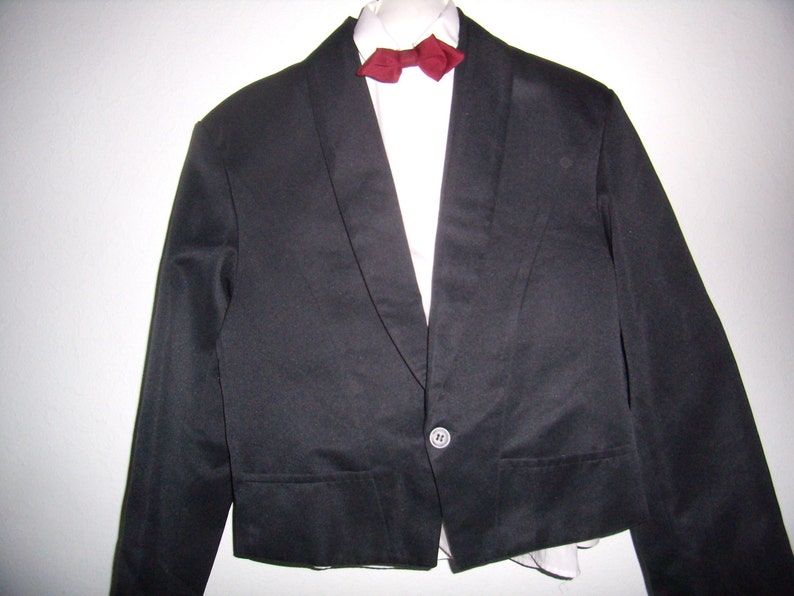 wedding jacket Vintage french black Spencer men Jacket ceremony