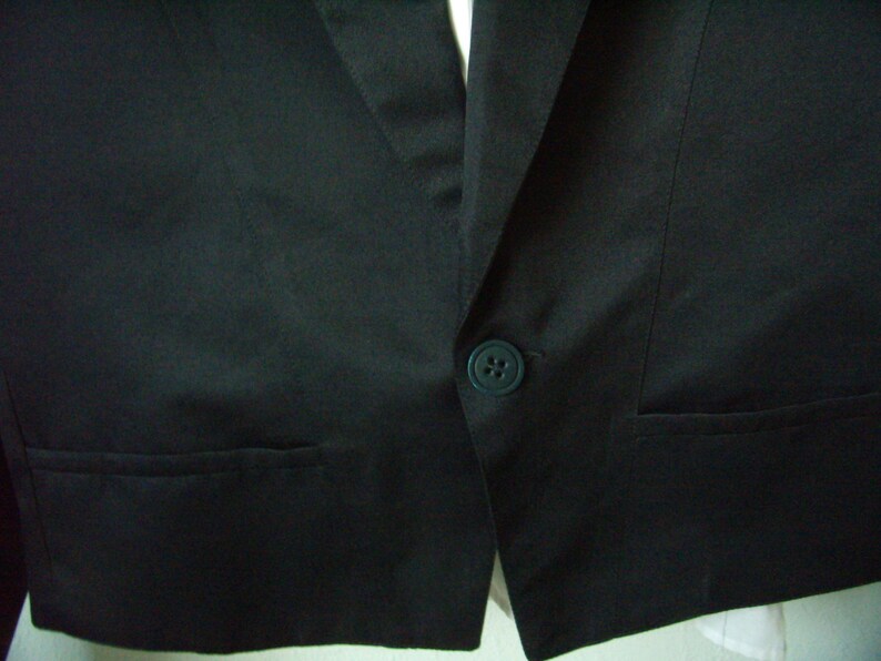 wedding jacket Vintage french black Spencer men Jacket ceremony