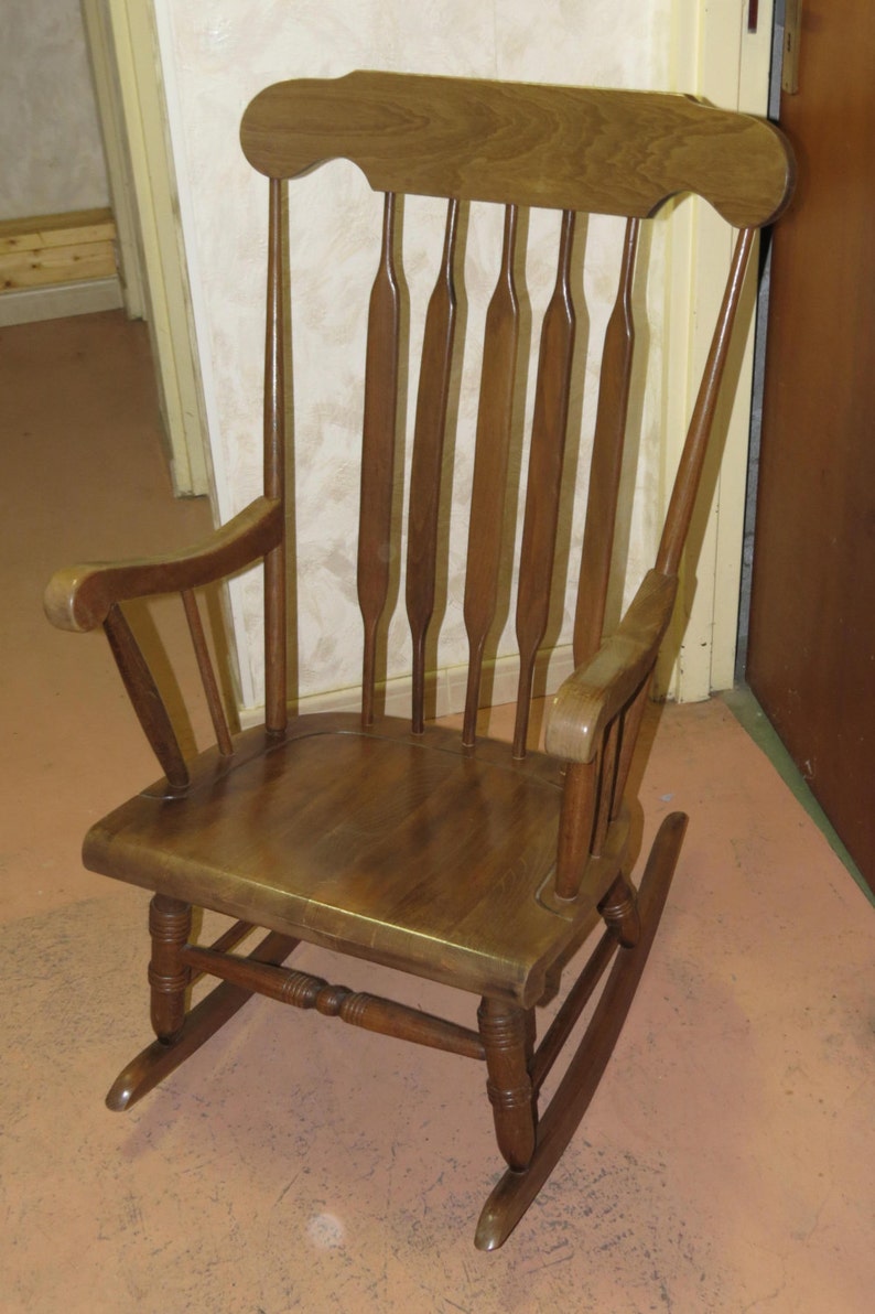 Rocking-Chair style scandinave chaise berçante travail | Etsy