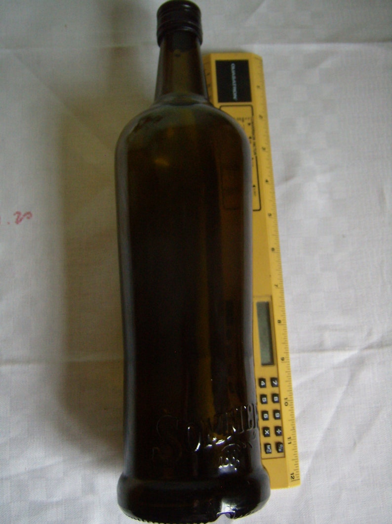 French Vintage Brown bottles Vintage bottle Art Glass Sommer 1885