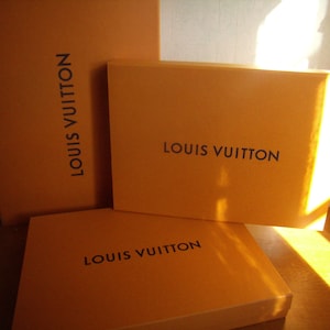 Empty Rigid Boxes Louis Vuitton Vintage Box Original 