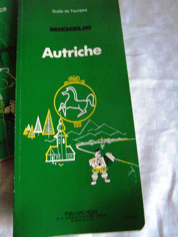 Michelin Guide Green Guide Austria 1985 Edition French Language - 