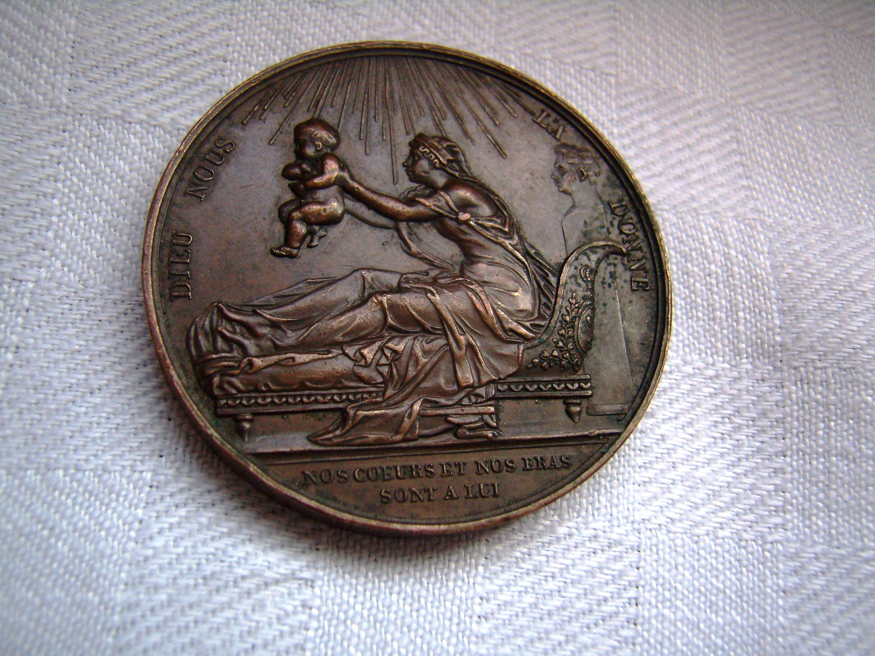Médaille Bronze 29 Septembre 1820 Naissance de Henri de Etsy