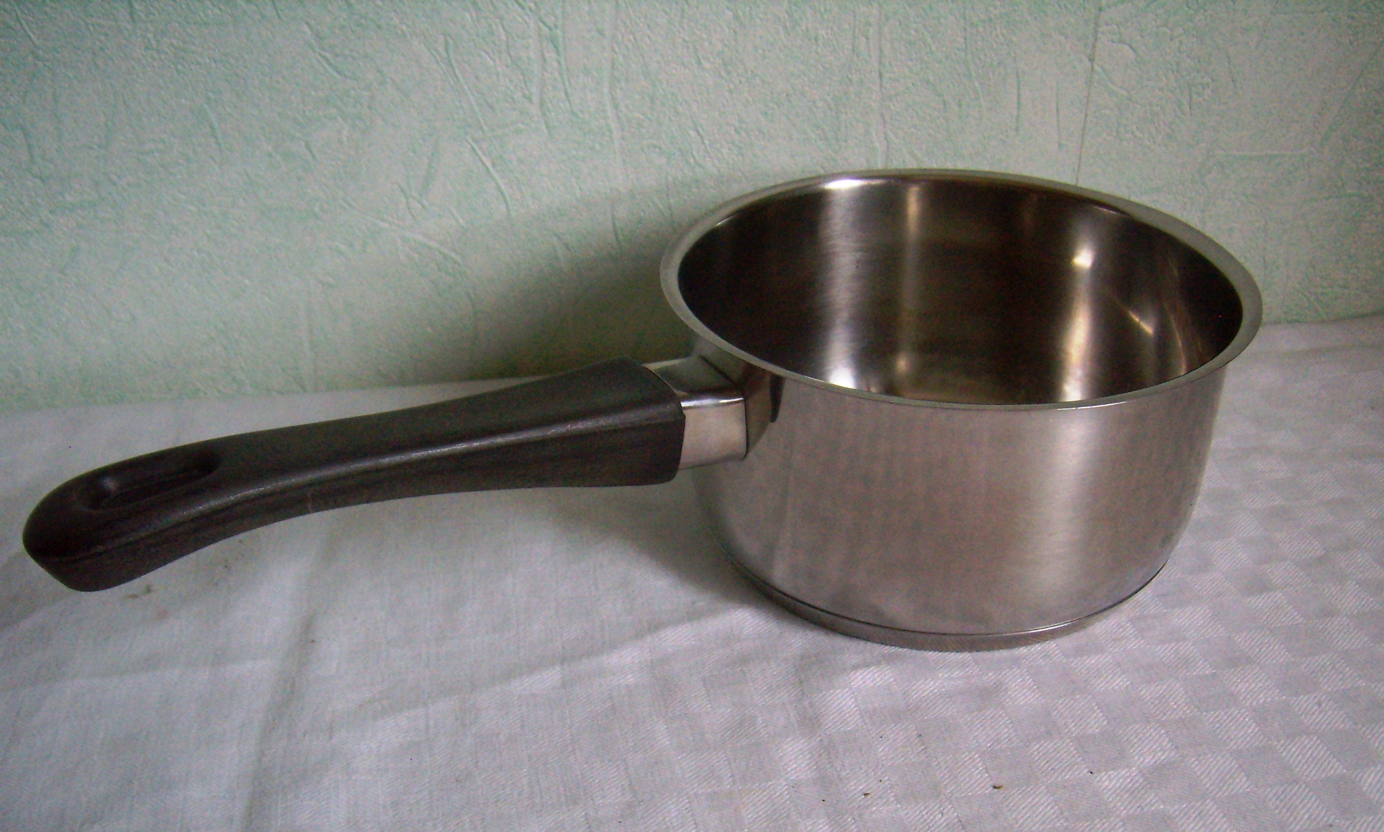 Peite Casserole Acier Inox 18/10, Contenance Env. 1 L, Personne, French Vintage,