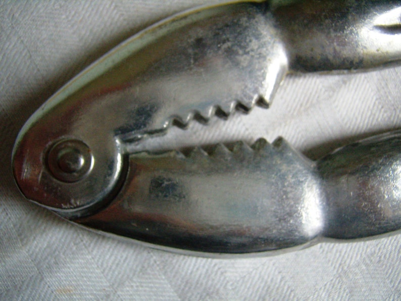 Vintage crustacean clamp lobster claw aluminum vintage Etsy
