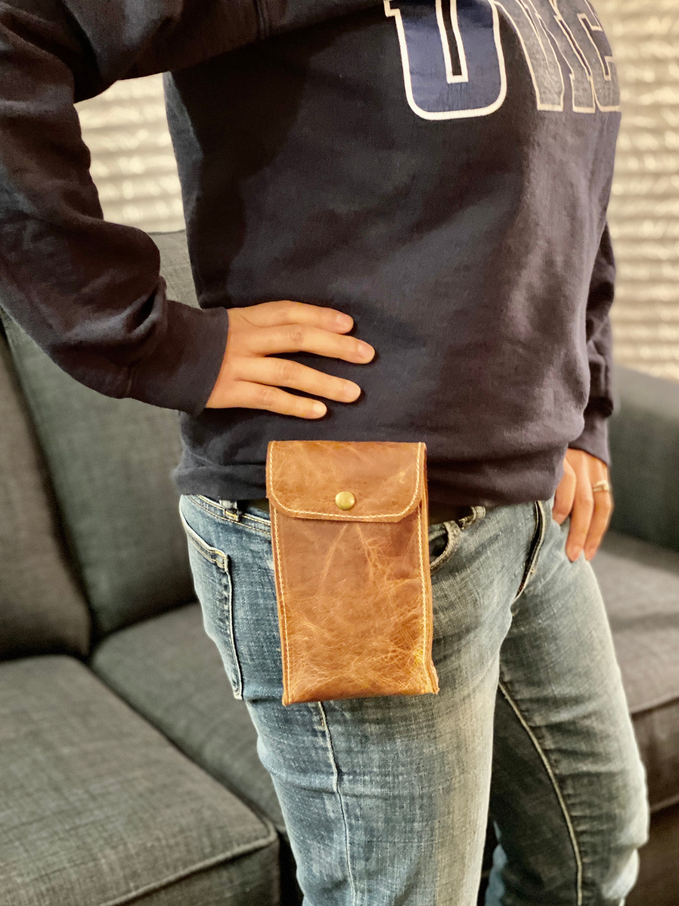 Leather Pouch Bag -  Canada