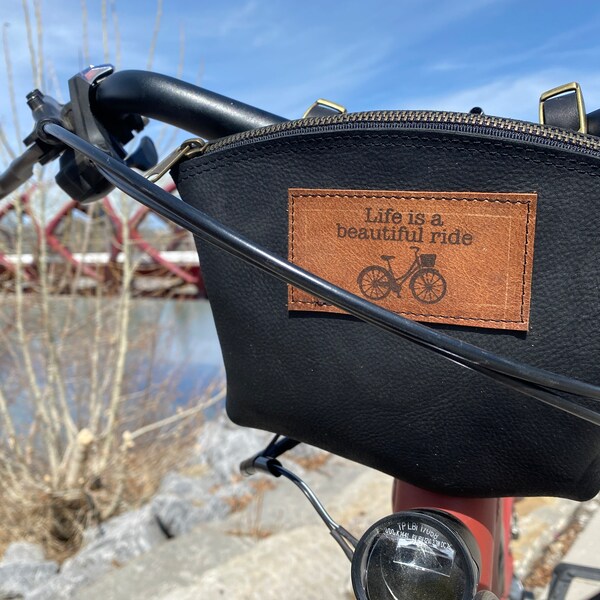 Leather Bike Bag Etsy