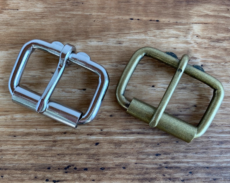 Kodiak Leather Belt with Nickel Plate or Antique Brass Hardware