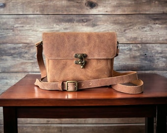 Leather Crossbody | Crazy Horse Water Buffalo Leather
