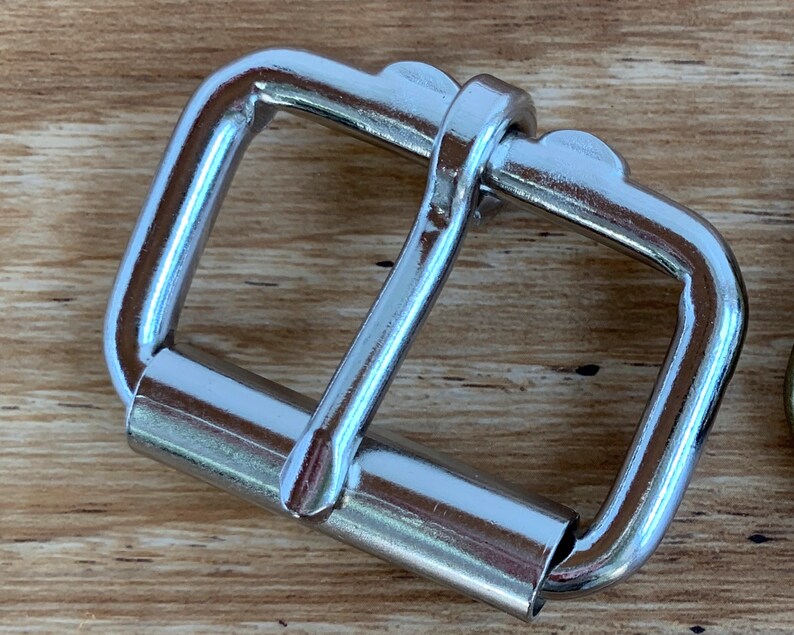 Kodiak Leather Belt with Nickel Plate or Antique Brass Hardware