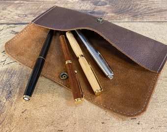 Leather Pen Holder | Artist Pencil Case | Kodiak Leather