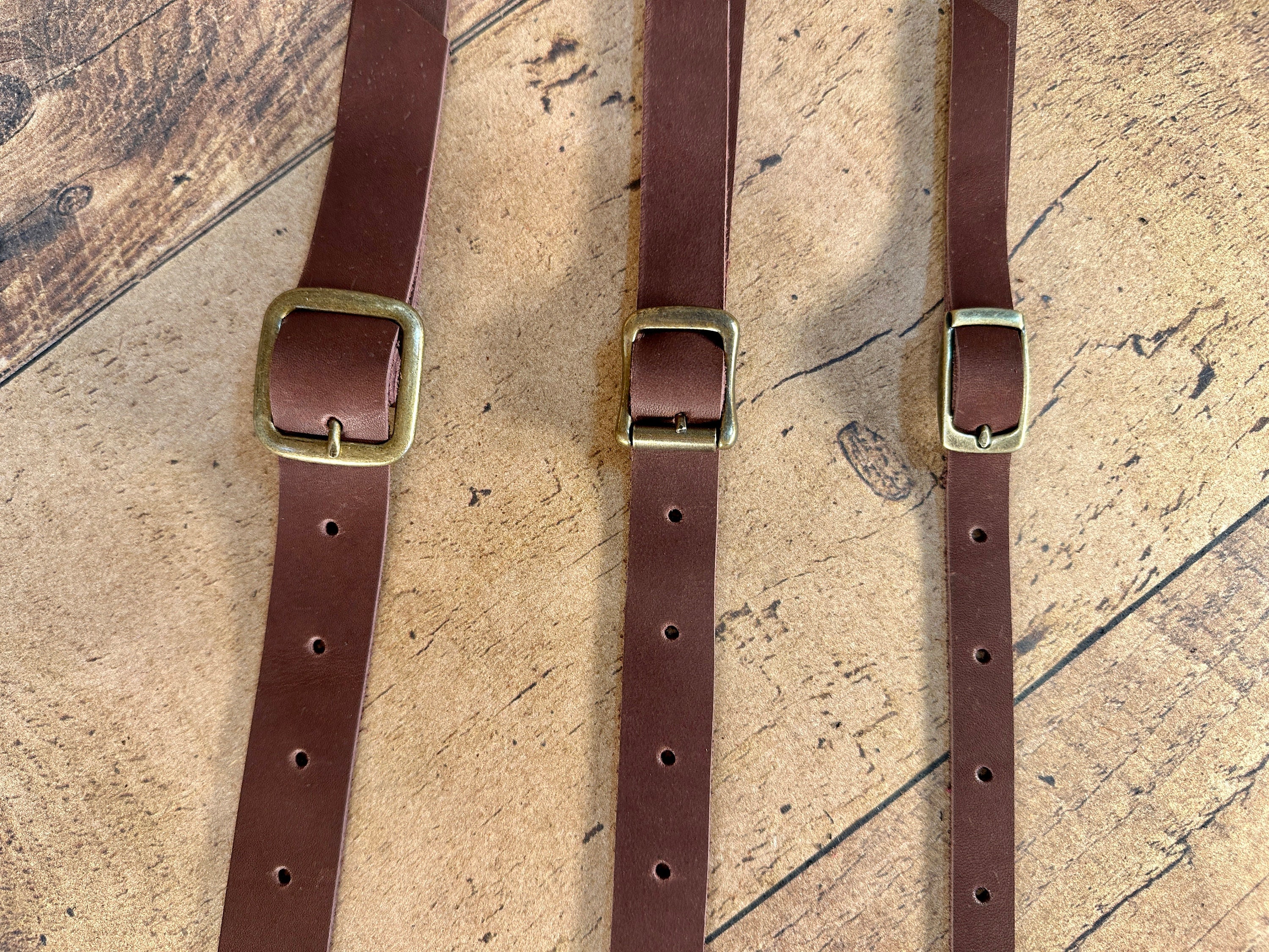 1 pair genuine leather straps replacement match to