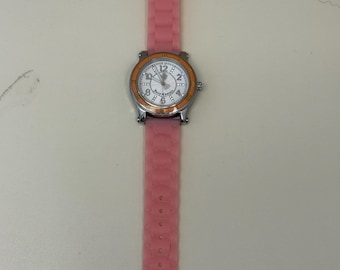 Juicy Couture Pink Jelly Watch | Y2K Vintage | Quartz | Silver & Pink