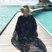 Black and White Skulls Kimono / Kaftan / Cover up - 3 Lengths available