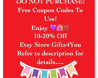 coupon codes etsy