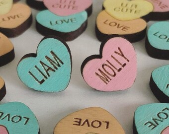 personalized conversation heart candy