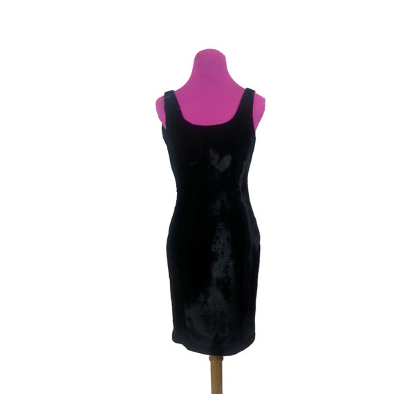 black velvet jumper dress