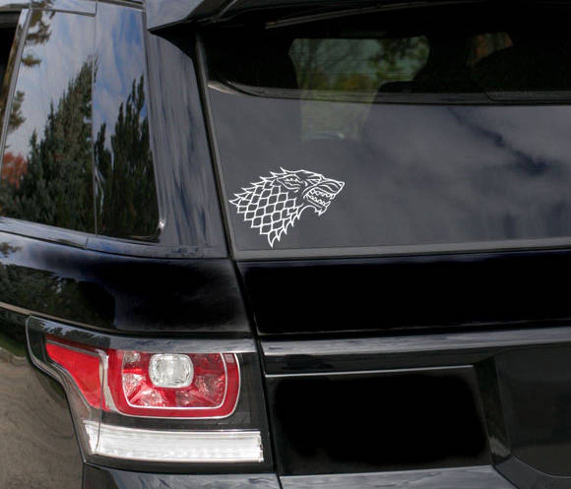 Stark Wolf Sigil Vinyl Decal Etsy