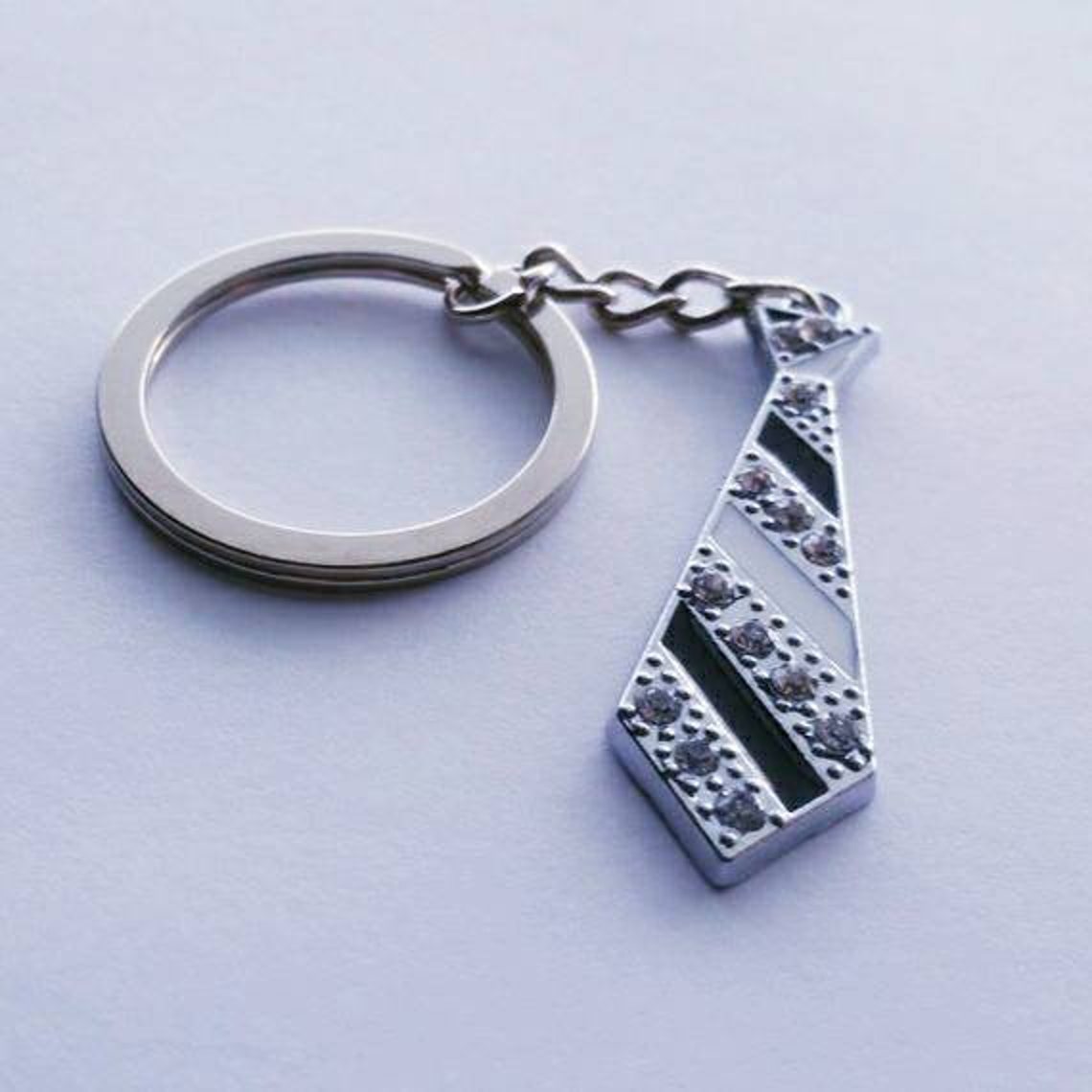 rhinestone neck tie