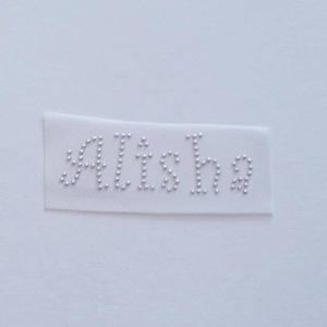 Applicazione con nome personalizzato, toppa con nome personalizzato, nome con strass, lettere arricciate da 1,5&quot;, trasferimento termoadesivo con strass personalizzati, scritta fai da te scintillante