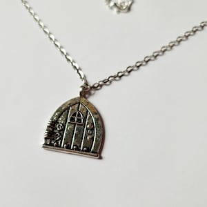 Fairy Door Pendant Necklace, Fairy Wish Necklace, Door Pendant, Fairy Door Trinket Necklace, Fantasy Pendant, Trinket, Fairies,bGift for Her