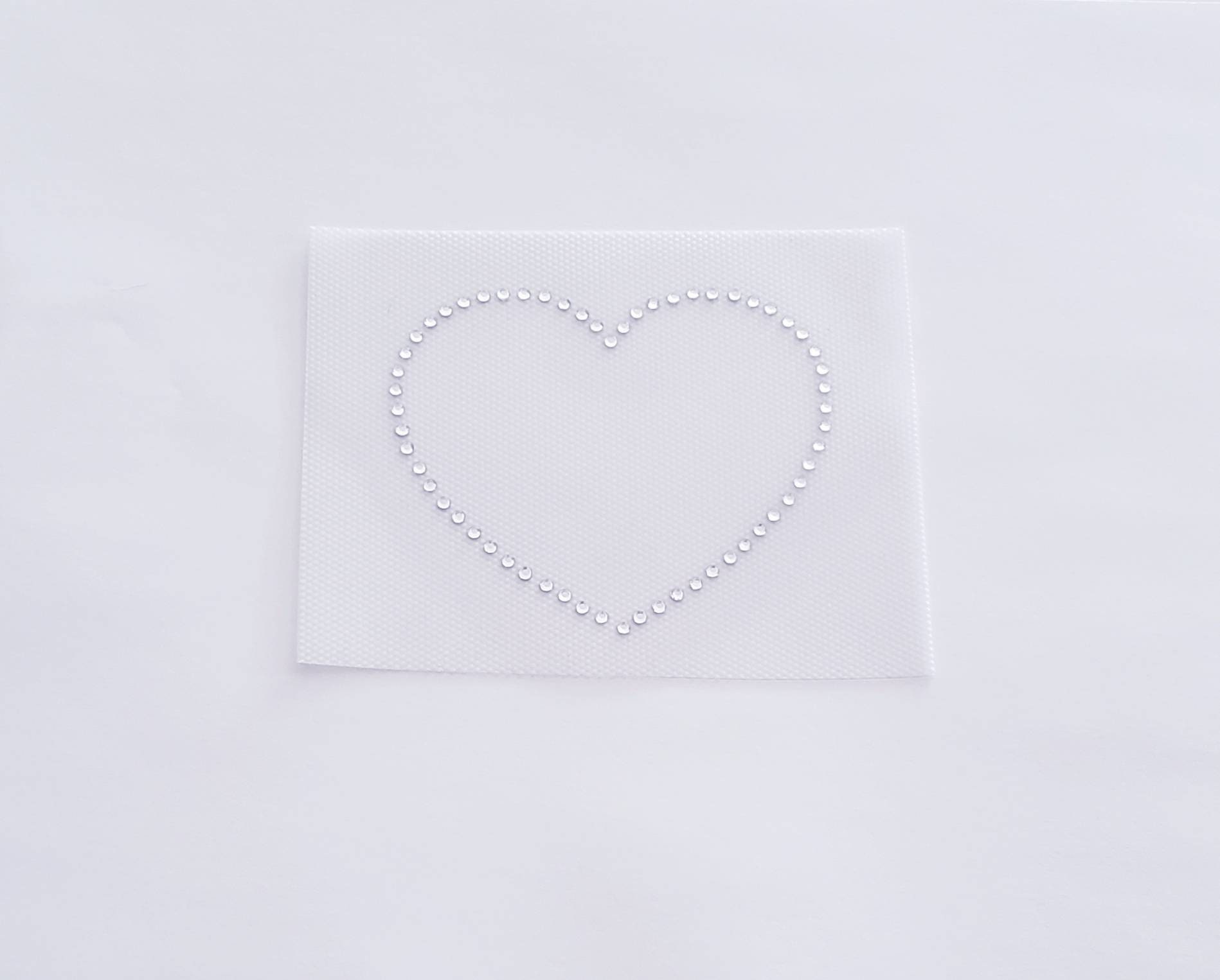 Heart Rhinestone Appliqué, Heart Rhinestud Appliqués, Rhinestone Heart ...