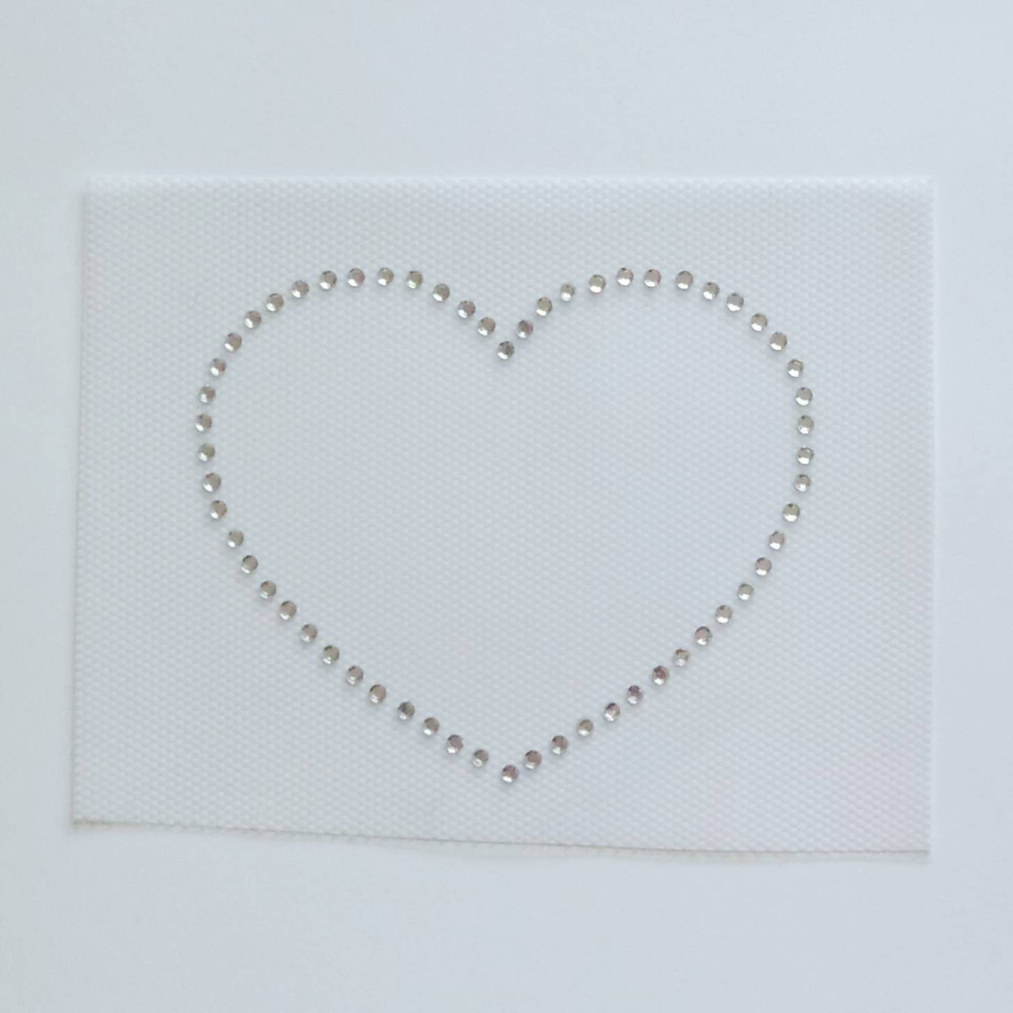 Heart Rhinestone Appliqué, Heart Rhinestud Appliqués, Rhinestone Heart ...