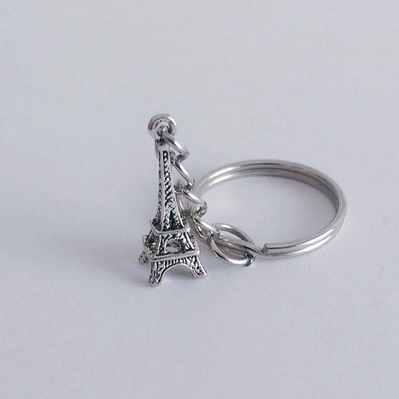 Eiffel Tower Keychain Landmark Keychain Paris Keychain Etsy