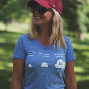 Cute Women's Cloud T-Shirt image 1