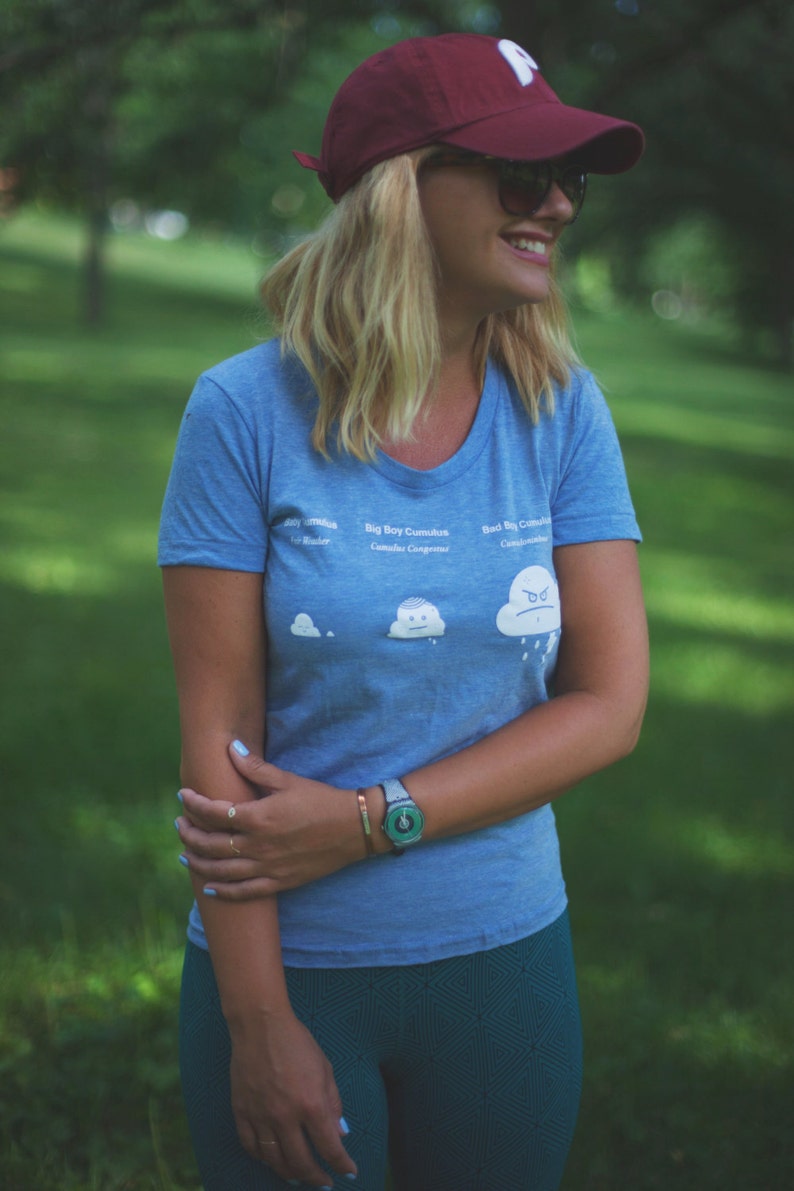 Cute Women's Cloud T-Shirt image 2