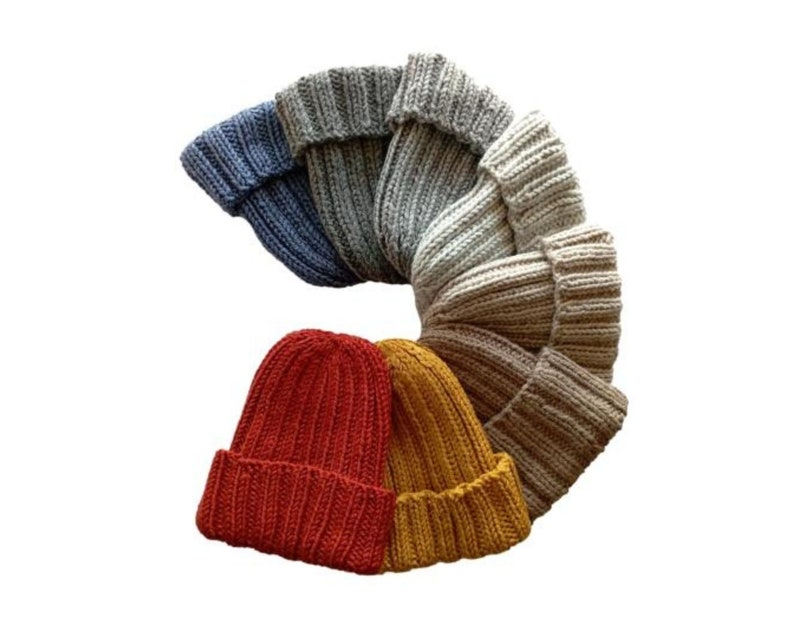 winter hat women knitted hat warm double brim beanie outdoors gift birthday gifts for wife womens hats knit hat image 1