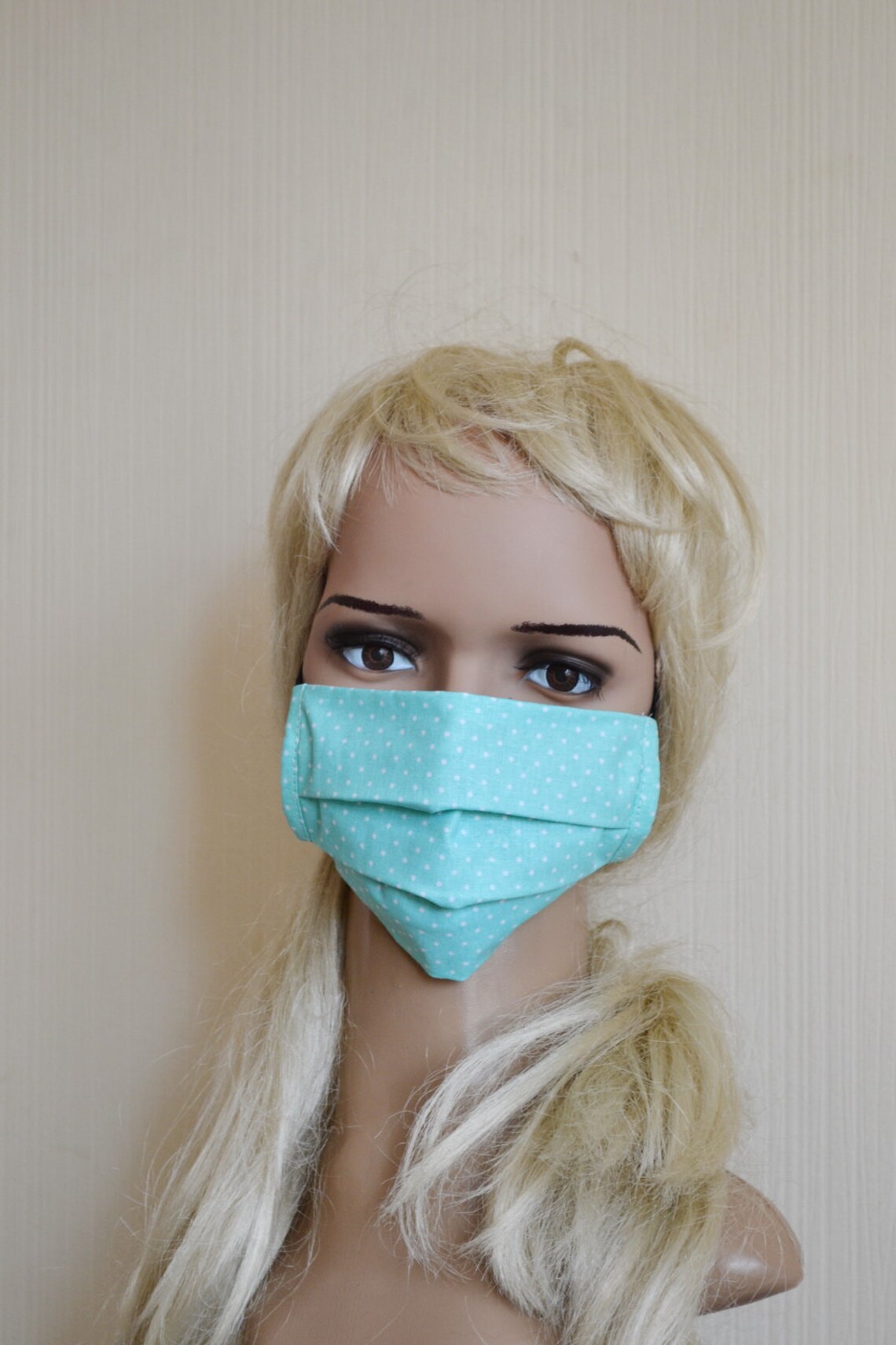 Small face mask Printed face mask Pink face mask Cute face Etsy