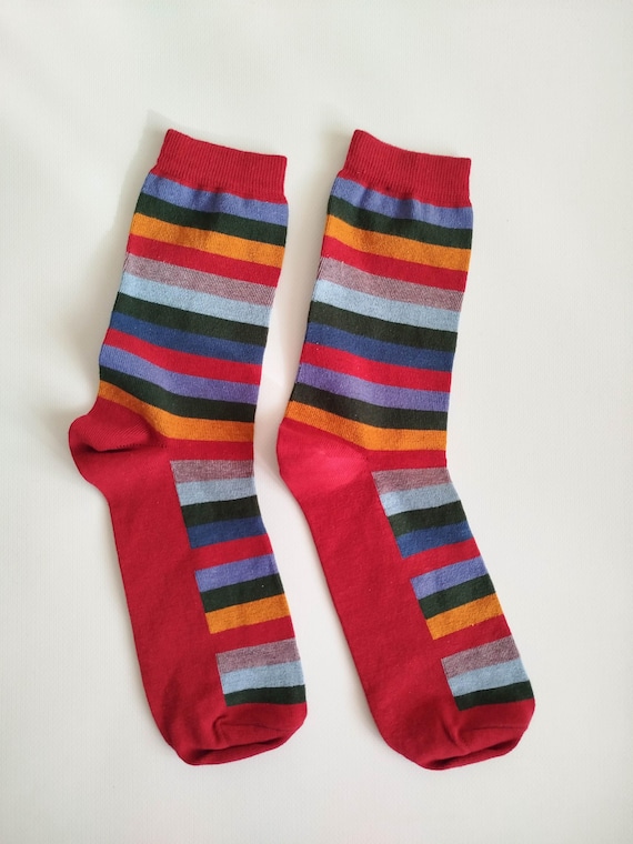 Men's Organic Cotton Dress Socks: Argyle Pattern, US Size 9-12