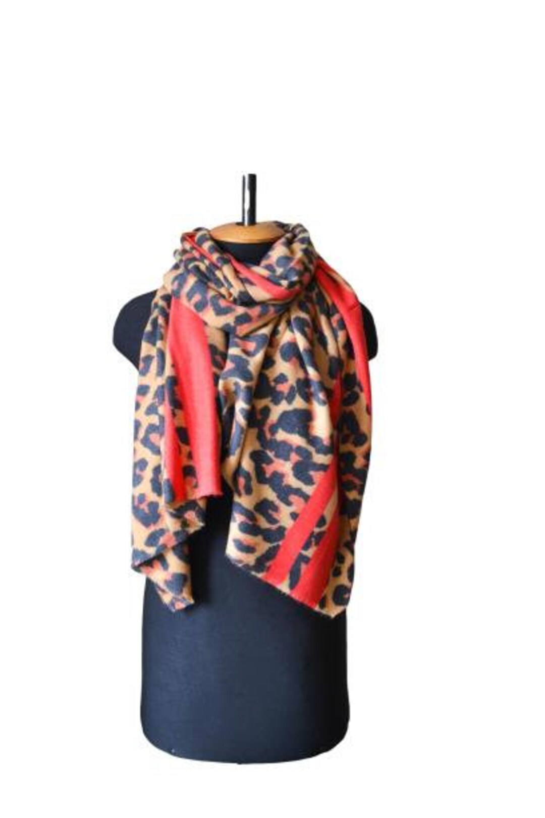Leopard Print Scarf Animal Print Scarf Super Soft Neck Scarf for Woman