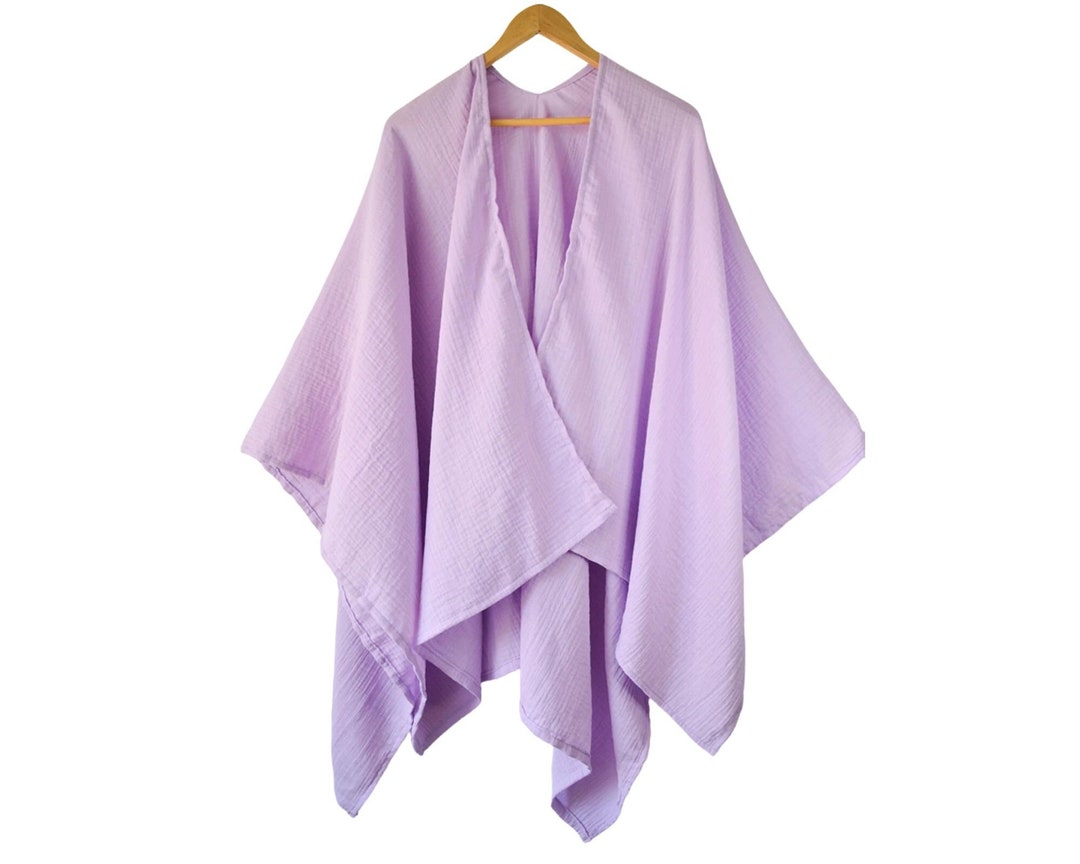Ruanas Kimono for Women Cotton Lightweight Velvet Ruana Wrap Cloak Cape for Women Cotton Plus