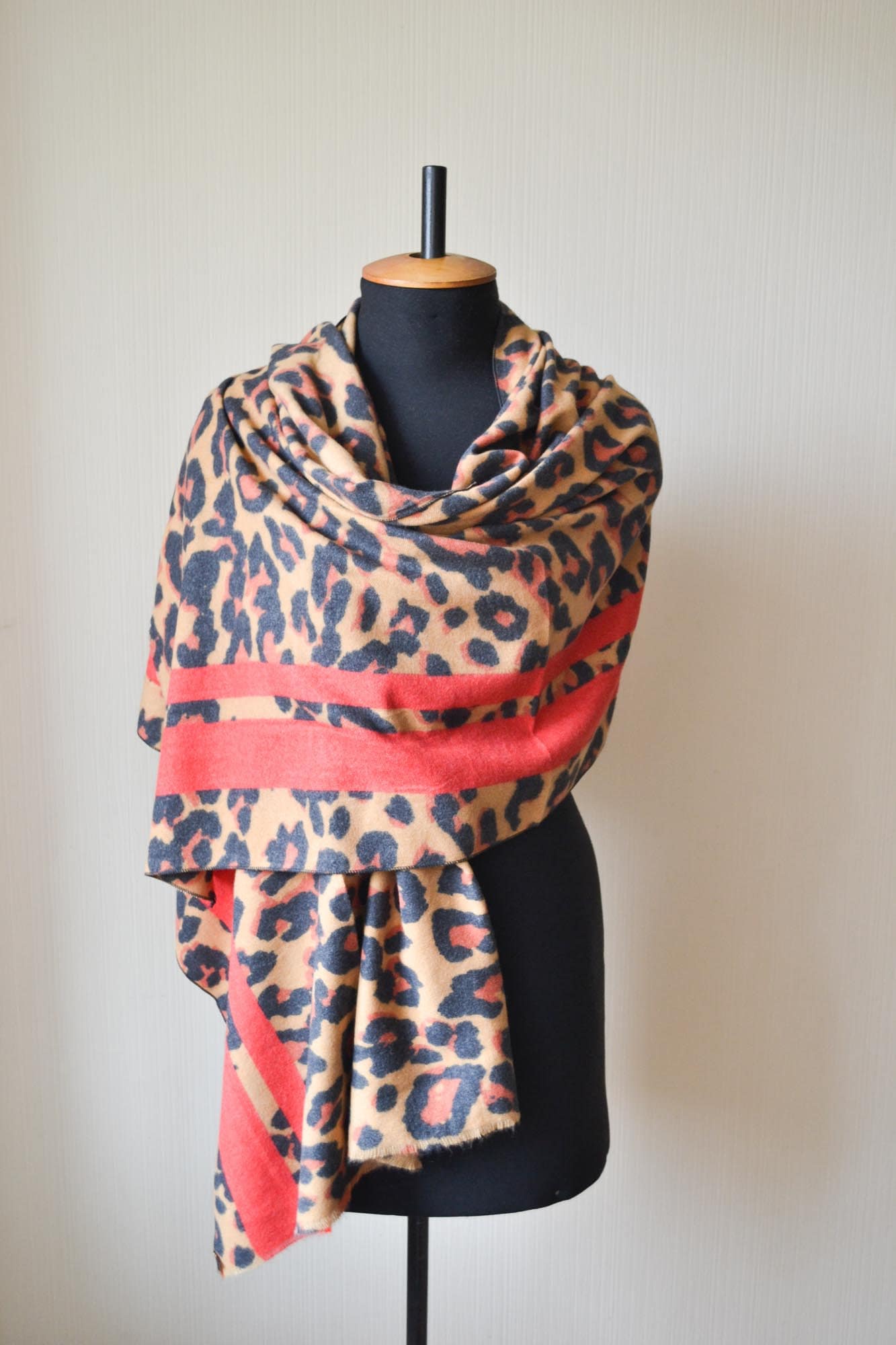 Leopard Print Scarf Animal Print Scarf Super Soft Neck Scarf Etsy