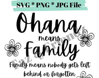 Free Free Ohana Means Family Quote Svg 643 SVG PNG EPS DXF File