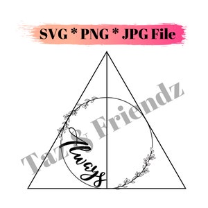 Always 3 / SVG、PNG、JPGファイル/インスタントデジタルダウンロード