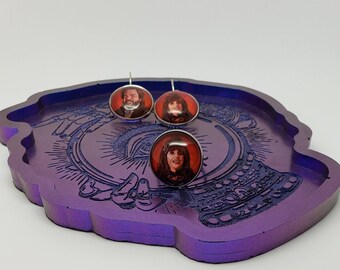Mesmerizing color shift crystal ball trinket/jewelry tray