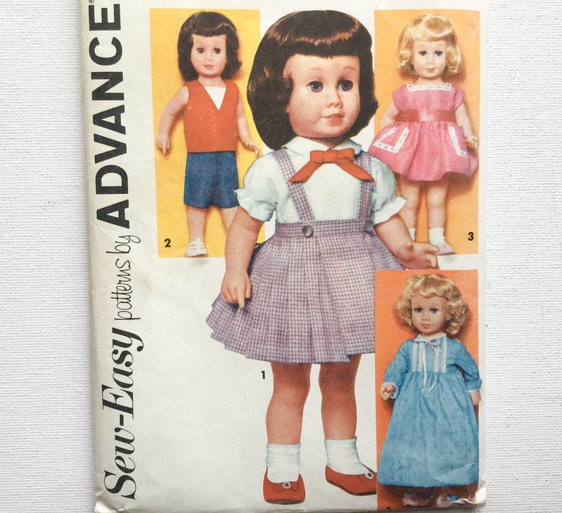 Vintage Dolls Clothes Sewing Pattern Chatty Cathy Wardrobe Etsy UK