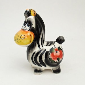 RUSSISCHE GZHEL Porzellan Figur ZEBRA #0219
