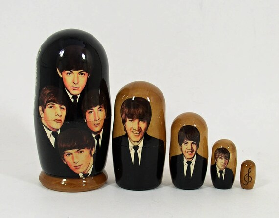 beatles russian nesting dolls