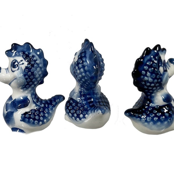 Porcelain Figurines of Dragon - The Symbol of The Year 2024 (lot of 3)