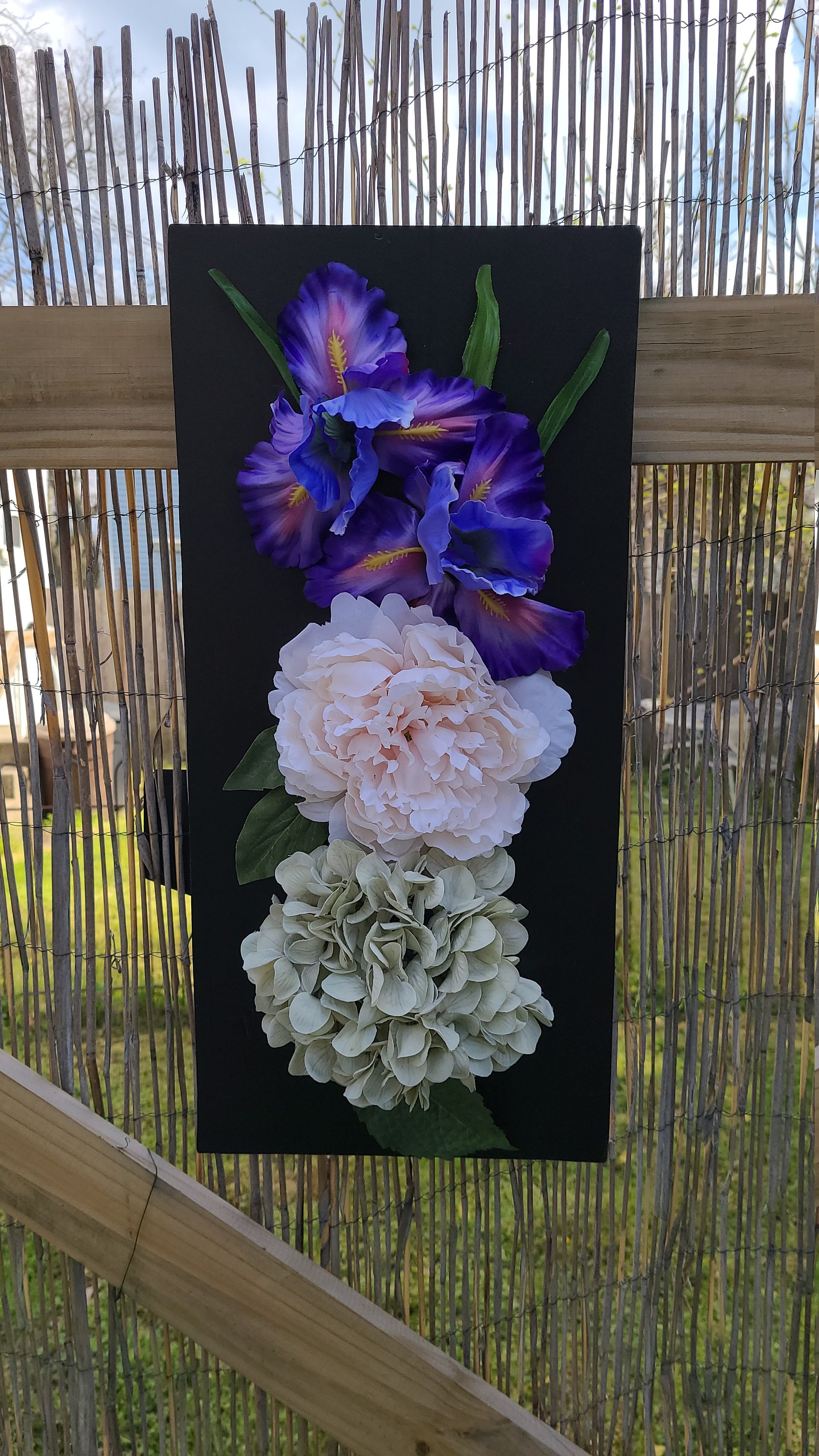 Floral 3D Sculpture wall hanging Etsy