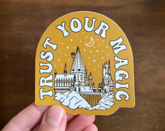 Trust Your Magic Matte Sticker, Stickers, Wizard