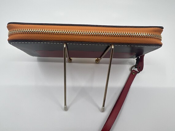 Hand-Tooled Leather Wallet: Hummingbird & Floral … - image 9