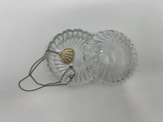 Vintage 24% Lead Crystal Trinket Dish | Ring Dish - image 12